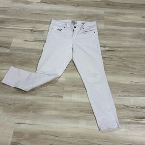 Calvin Klein ankle, skinny jeans, cream color size 10